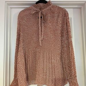 Pink Polka Dot Blouse